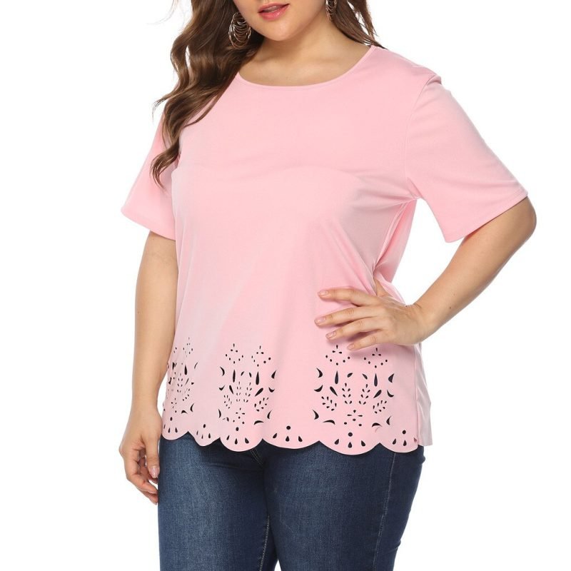 4xl-Plus-Size-Hollow-Out-Shirt-Summer-Casual-Loose-Blouse-Soild-Short-Sleeve-Round-Neck-Tunic_e3fe9a39-fa40-4aa8-b310-4e1c17d3d669