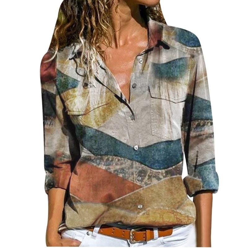 5xl-Plus-Size-Printed-Blouses-Women-Tops-Lapel-Button-Long-Sleeves-Tunic-Casual-Summer-Fashion-Long