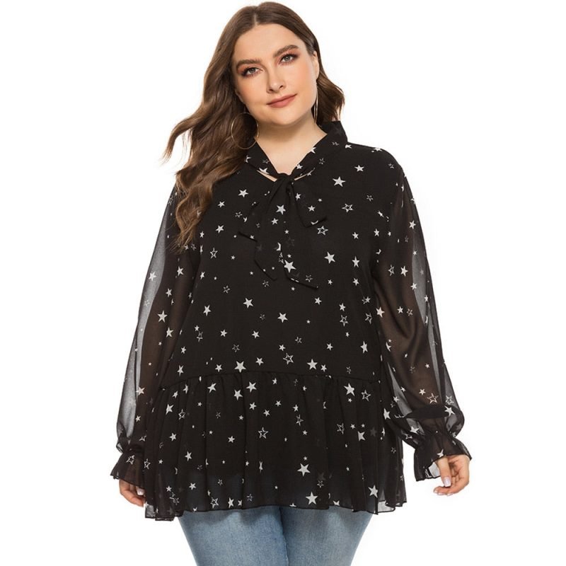 Plus-Size-Chiffon-Blouse-Shirt-Women-Summer-Bow-Tie-Collar-Long-Sleeve-Start-Print-Casual-Long_a915ba1f-edb1-4cc1-bfde-f6f6870524c3